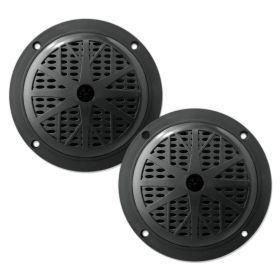 Pyle Marine 5.25â€ Dual Cone Speakers (Black)