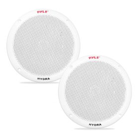 Pyle Marine 6.5â€ 2-Way Speakers (White)