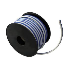 Pyle Marine Speaker Wire 18 Gauge 50 Foot â€“ Blue/White