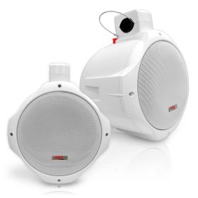 Pyle Marine 8â€ 2-Way Wakeboard Speaker (White) - Pair