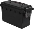 2629 Ammo Storage Box, Stackable .30 Cal Field Boxes, Water and Dust Resistant, Lockable Storage Box with Handle, Secures Hunting Gear, Supplies