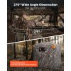 Hunting Blind, 270Â° See Through Ground Blind, 2-3 Person Pop Up Deer Blind for Hunting with Carrying Bag, Portable Resilient Hunting Tent