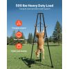 Tripod Deer Hoist, 500 lbs Load Capacity, Hunting Game Hoist Winch Lift with Gambrel & Manual Winch