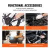 Mechanics Tool Set and Socket Set, 1/4" 3/8" 1/2" Drive Deep and Standard Sockets, 450 Pcs SAE and Metric Mechanic Tool Kit with Bits, Hex Wrenches