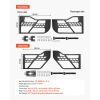 Jeep Tube Doors, 4-Door, Hunting Style Jeep Tubular Door with Heavy-Duty Hinges & OE Latch, Jeep Doors with Rubber Pads